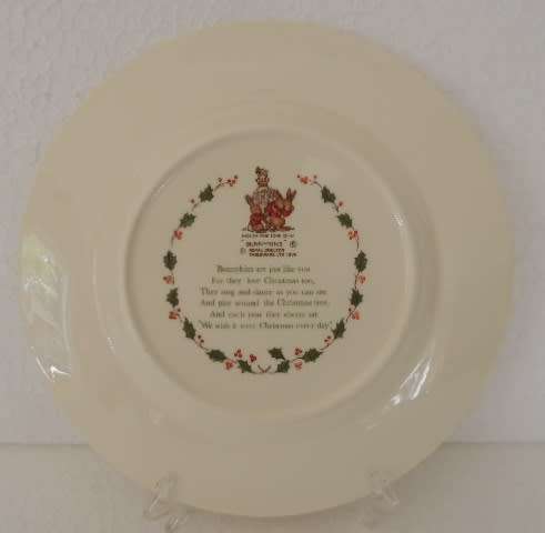 ROYAL DOULTON BUNNYKINS CHRISTMAS PLATE