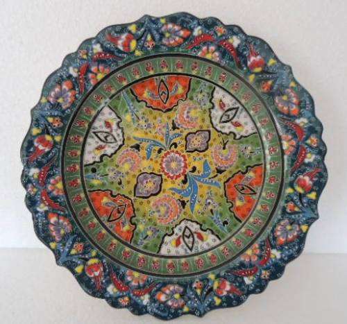 MOROCCAN HAND DECORATED CHARGER