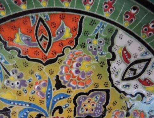 MOROCCAN HAND DECORATED CHARGER