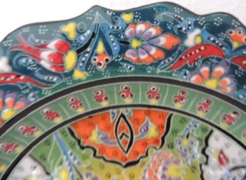 MOROCCAN HAND DECORATED CHARGER