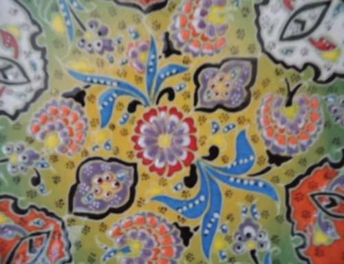 MOROCCAN HAND DECORATED CHARGER