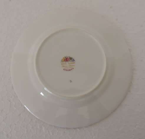 ROYAL ALBERT SIDE PLATE - "SERENITY"