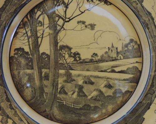 ROYAL DOULTON PLATE - HAYSTACKS D 2538