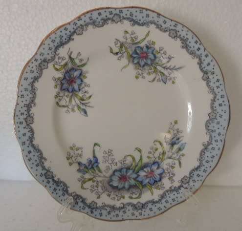 ROYAL ALBERT TRIO - "GEM" BLUE