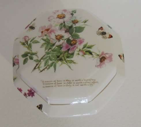 CAVERSWALL OCTAGONAL GINGER JAR -  "SUMMER" - STUNNING!!