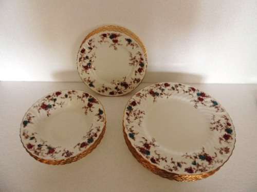MINTON PART DINNER SERVICE 17 Pieces - "ANCESTRAL"
