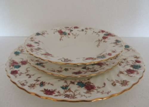 MINTON PART DINNER SERVICE 17 Pieces - "ANCESTRAL"