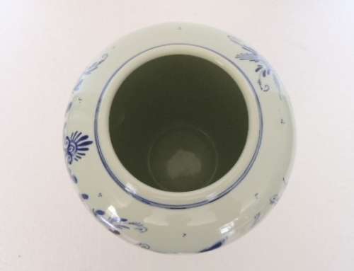 LARGE DELFT VASE SIGNED