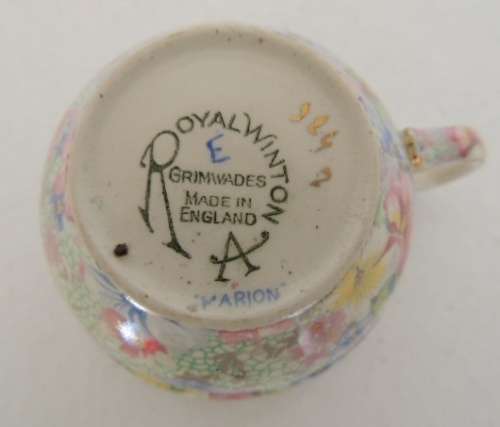 ROYAL WINTON CHINTZ TRIO - "MARION", 3 Available