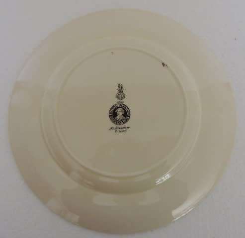ROYAL DOULTON DICKENS WARE RACK PLATE 26 cm - "MR MICAWBER", Signed by Charles Noke
