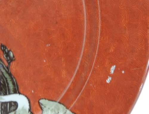 ROYAL DOULTON PLATE DEPICTING LEDA AND SWANS