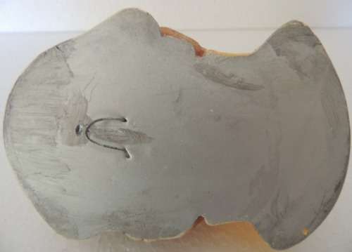 MAGNIFICENT CHALKWARE HEAD - "SKIPPER"