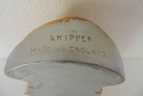 MAGNIFICENT CHALKWARE HEAD - "SKIPPER"