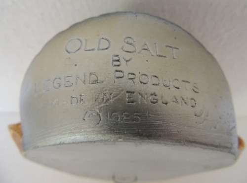 MAGNIFICENT CHALKWARE HEAD - "OLD SALT" by Legend Products - signed