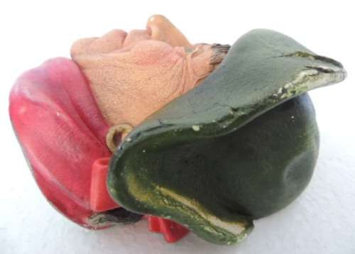 MAGNIFICENT CHALKWARE HEAD - "SMUGGLER"