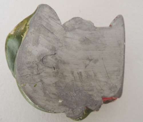 MAGNIFICENT CHALKWARE HEAD - "SMUGGLER"