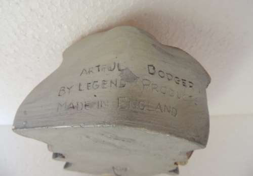 MAGNIFICENT CHALKWARE HEAD - "ARTFUL DODGER" by Legend Products