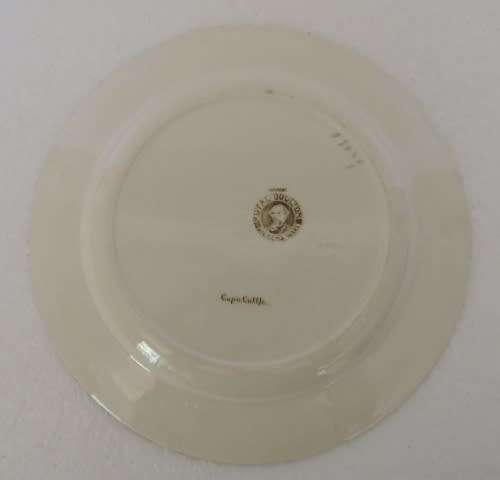 ROYAL DOULTON VASE AND PLATE