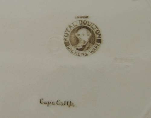 ROYAL DOULTON VASE AND PLATE