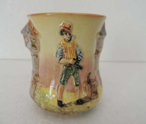 ROYAL DOULTON VASE AND PLATE