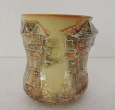 ROYAL DOULTON VASE AND PLATE