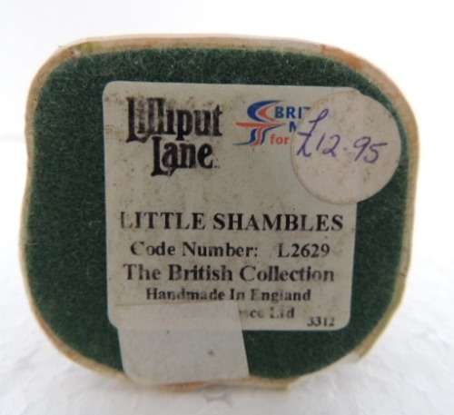 LILLIPUT LANE MINIATURE COTTAGE - "LITTLE SHAMBLES" boxed