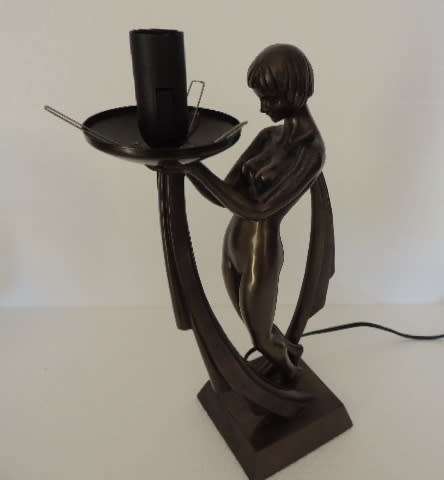 ART DECO STYLE LAMP - PERFECT WORKING CONDITION