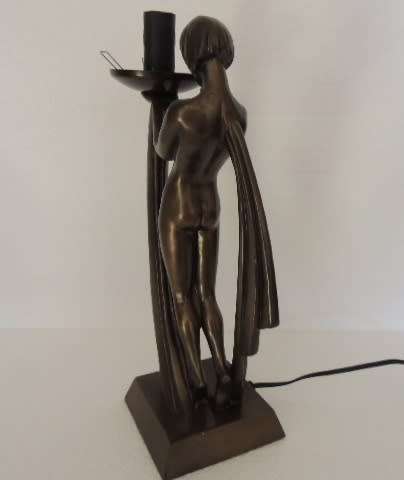 ART DECO STYLE LAMP - PERFECT WORKING CONDITION