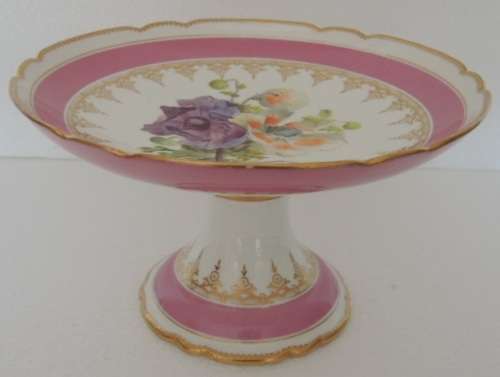 19TH CENTURY COMPOTE - "TINGLE ANEMONES" - ABSOLUTELY GORGEOUS