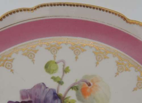 19TH CENTURY COMPOTE - "TINGLE ANEMONES" - ABSOLUTELY GORGEOUS