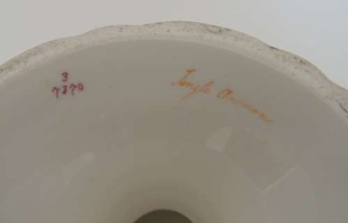 19TH CENTURY COMPOTE - "TINGLE ANEMONES" - ABSOLUTELY GORGEOUS