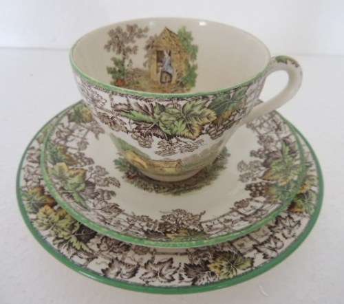 COPELAND SPODE'S BYRON - PAIR OF TRIOS