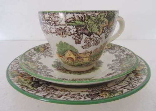 COPELAND SPODE'S BYRON - PAIR OF TRIOS