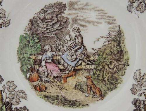 COPELAND SPODE'S BYRON - PAIR OF TRIOS