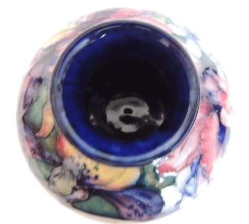 MOORCROFT "ORCHID" VASE - SIMPLY STUNNING, 13 cm, RESERVED FOR nicandtk