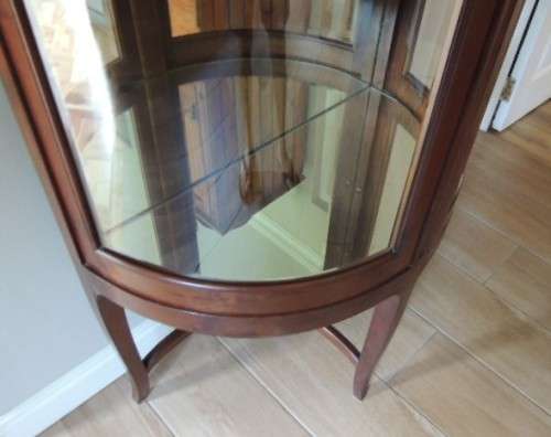 EDWARDIAN MAHOGANY DISPLAY CABINET