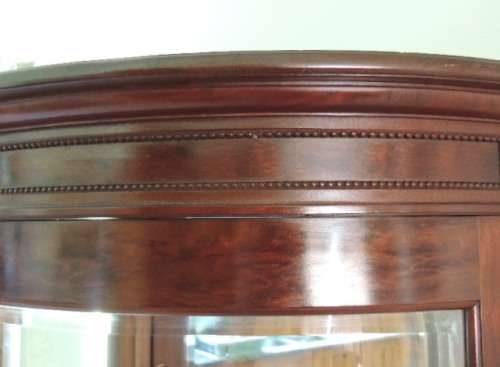 EDWARDIAN MAHOGANY DISPLAY CABINET
