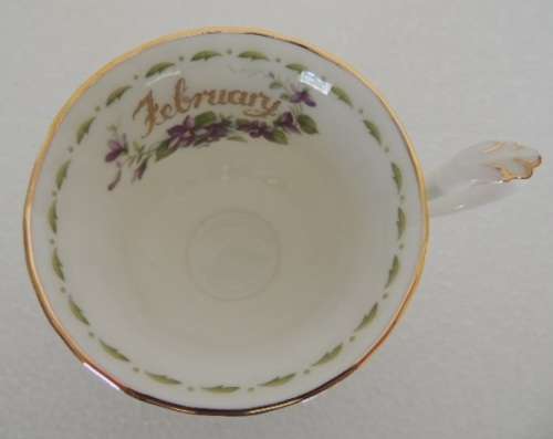 ROYAL ALBERT FLOWER ON THE MONTH TRIO - FEBRUARY