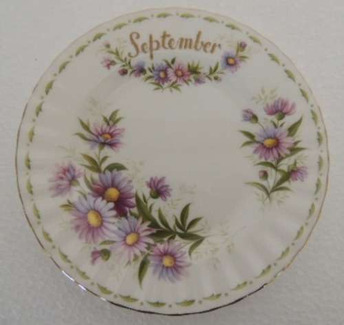 ROYAL ALBERT FLOWER ON THE MONTH TRIO - SEPTEMBER