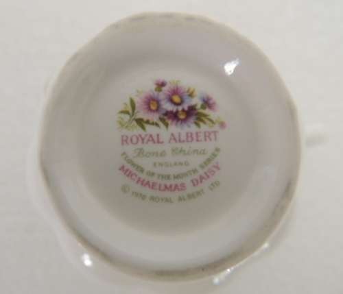ROYAL ALBERT FLOWER ON THE MONTH TRIO - SEPTEMBER