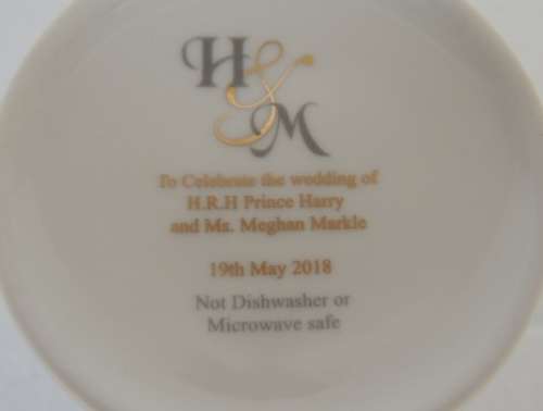 COMMEMORATIVE MUG - WEDDING OF PRINCE HARRY AND MEGAN MARKLE (BOXED)