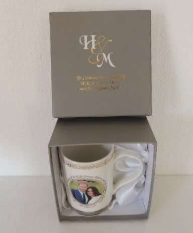 COMMEMORATIVE MUG - WEDDING OF PRINCE HARRY AND MEGAN MARKLE (BOXED)