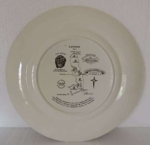 WEDGWOOD KRUGER NATIONAL PARK "LEOPARD" PLATE