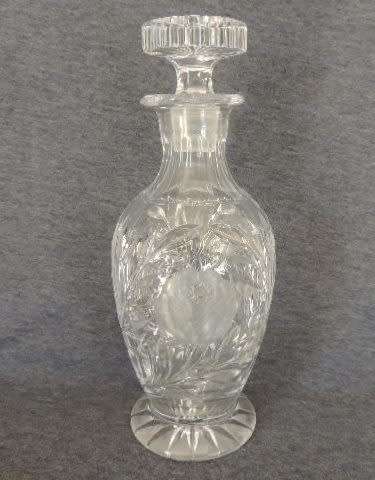 ROSE CUT DECANTER - MAGNIFICENT