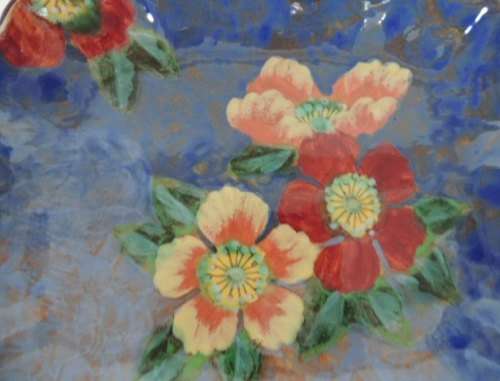 ROYAL DOULTON WAVY EDGE BOWL - WILD ROSE