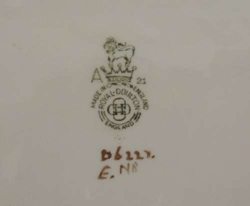 ROYAL DOULTON WAVY EDGE BOWL - WILD ROSE