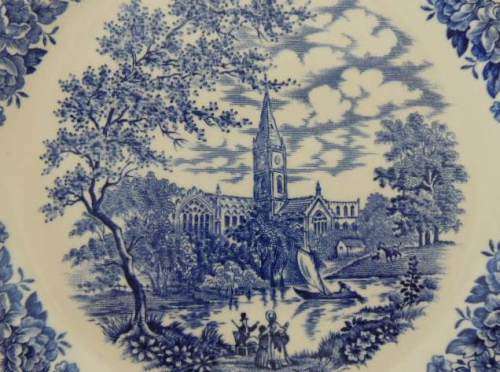 STAFFORDSHIRE ENGLISH IRONSTONE TABLEWARE, price reduced