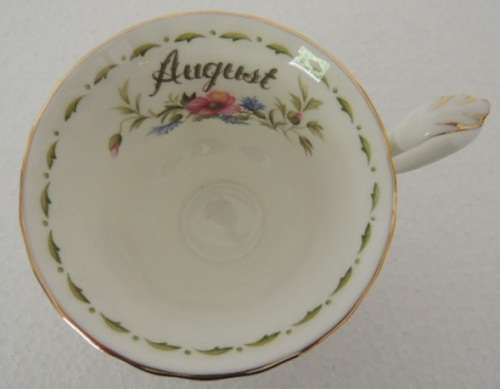 ROYAL ALBERT TRIO FLOWER OF THE MONTH - AUGUST