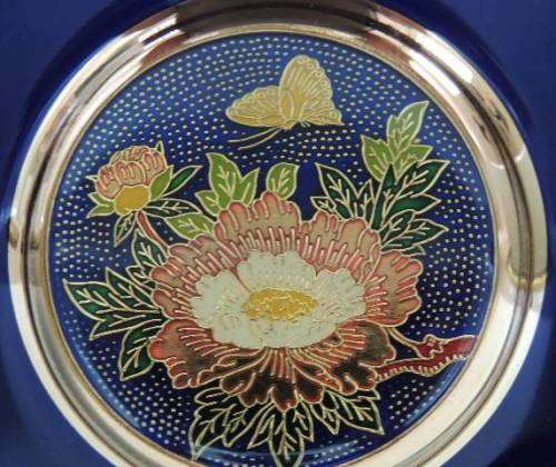 Japanese Cloisonne (Shippo-Yaki) Plate - Limited Edition
