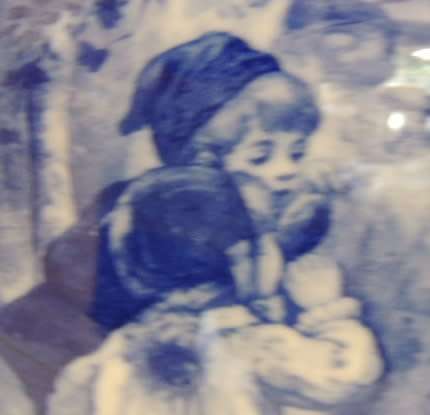 RARE "BLUE CHILDREN" JARDINIERE - BY ROYAL DOULTON